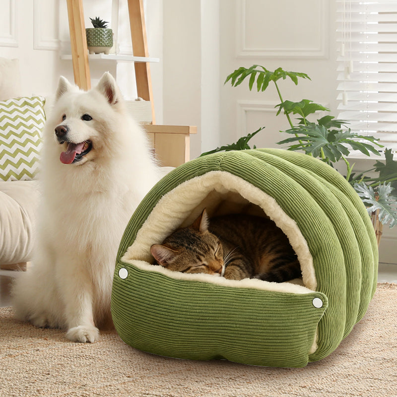 Cavina - Plush Pet Cave Bed