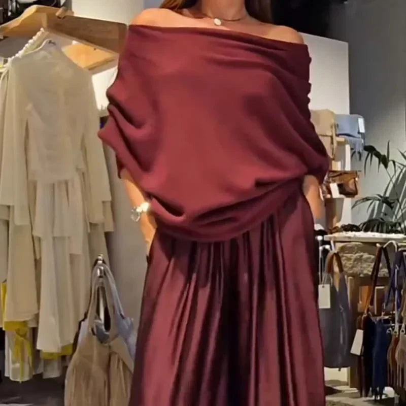 Alba | Elegant set with off-the-shoulder design