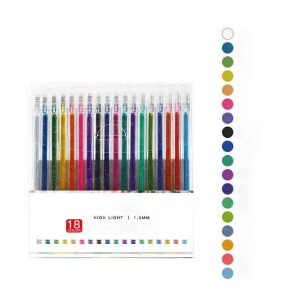 Glintara – Shimmering Glitter Gel Pen Set