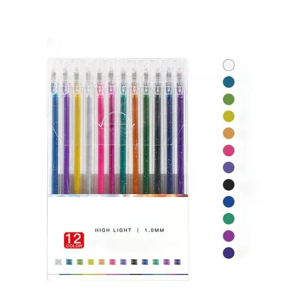 Glintara – Shimmering Glitter Gel Pen Set