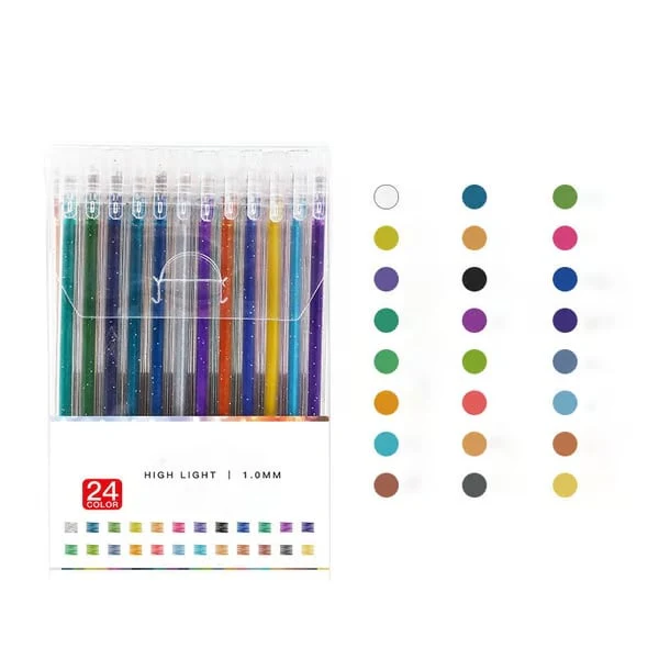 Glintara – Shimmering Glitter Gel Pen Set