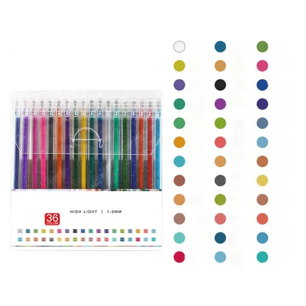 Glintara – Shimmering Glitter Gel Pen Set