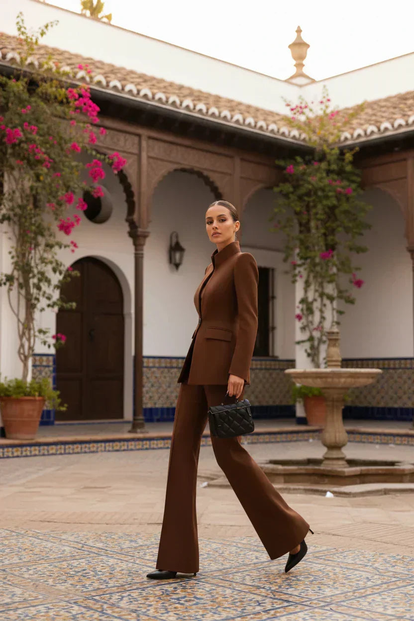 Georgina | Blazer and Palazzo Pants Set
