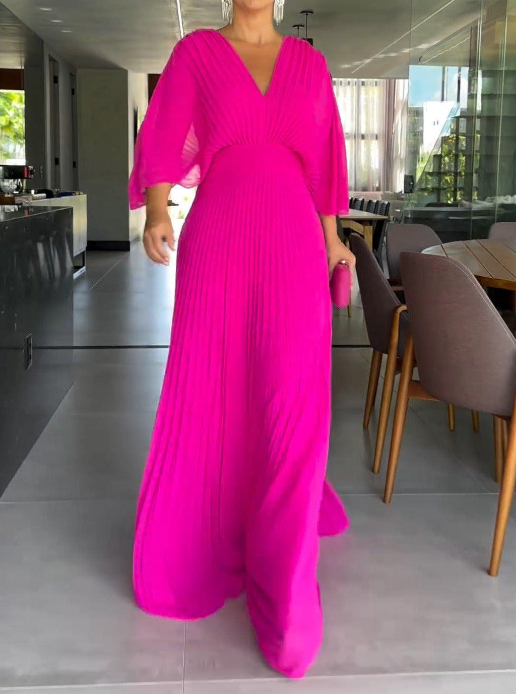 Jennifer | RIA™ Floating Ribbed Maxi Dress