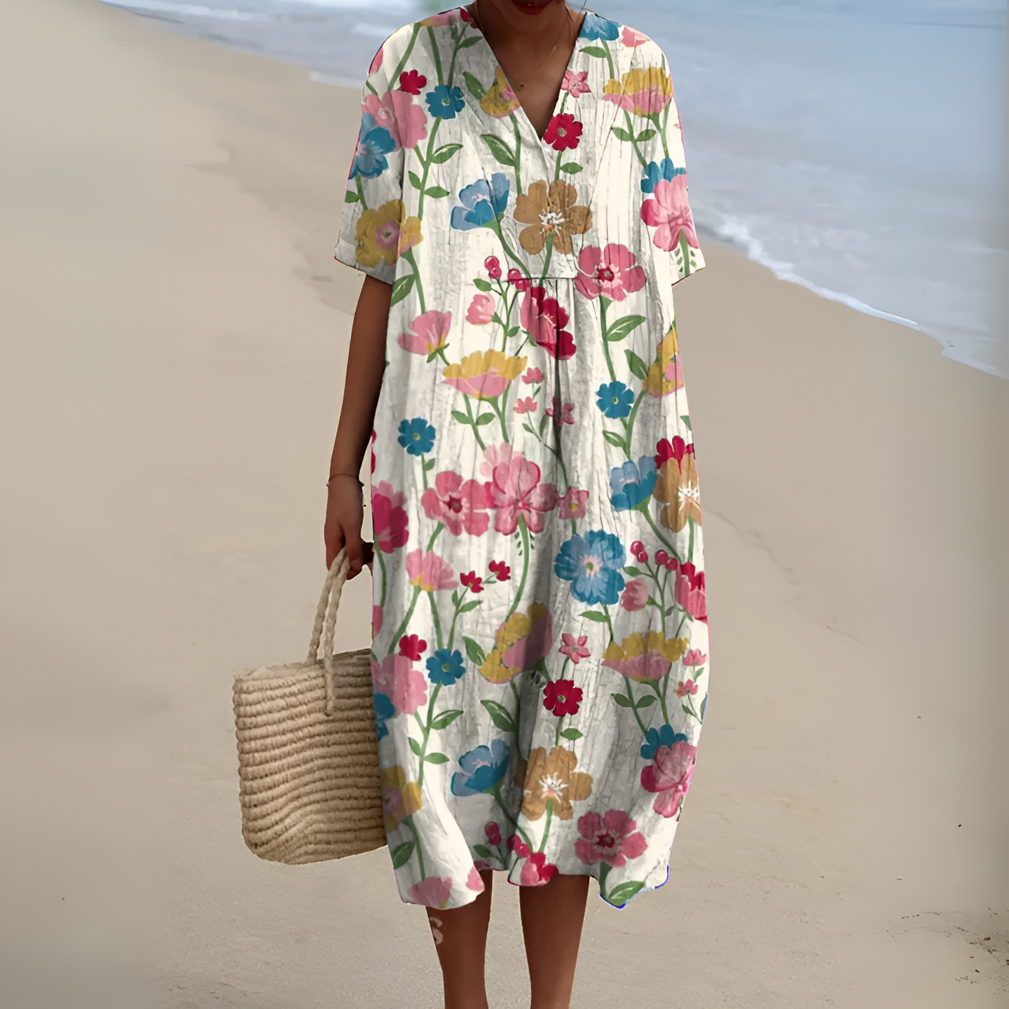 Noelia™ | Printed Summer Breeze Dress