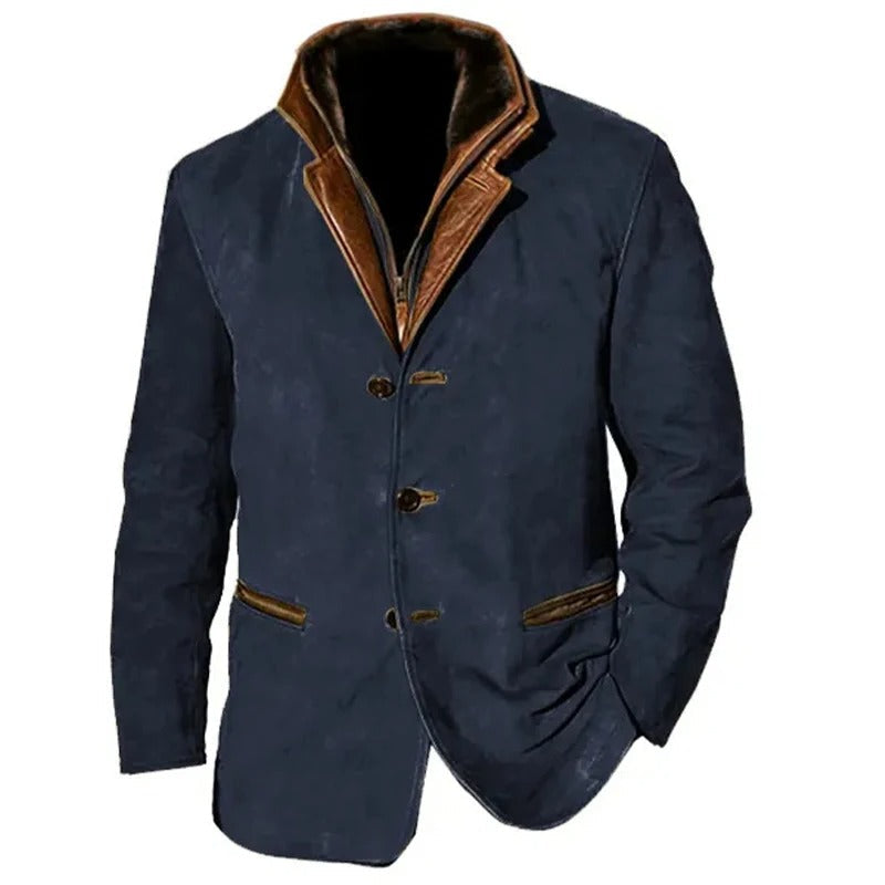 Cesario - Classic Vintage Leather Jacket
