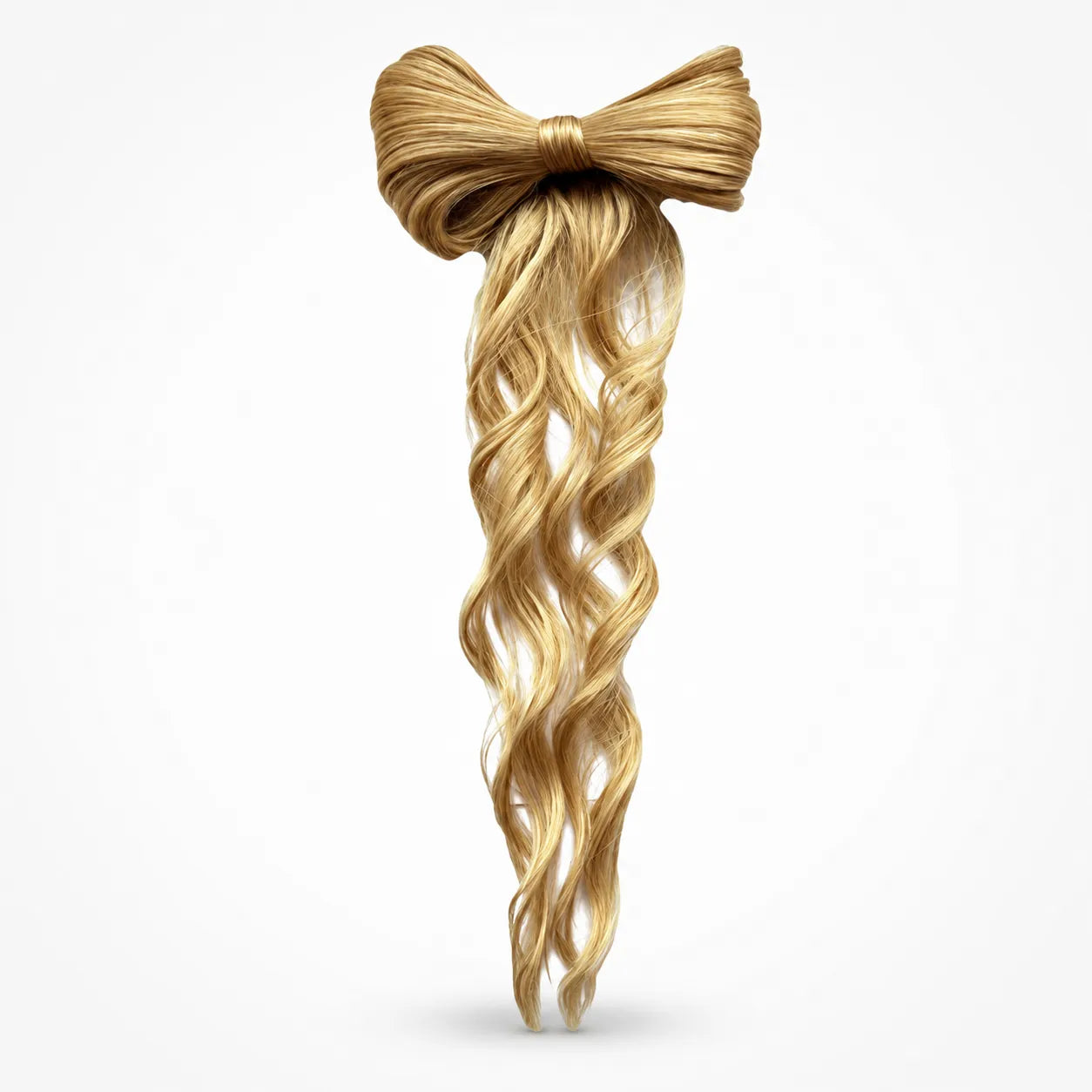 Lunavia – Bow Clip On Ponytail Hair Extension with Long Waves