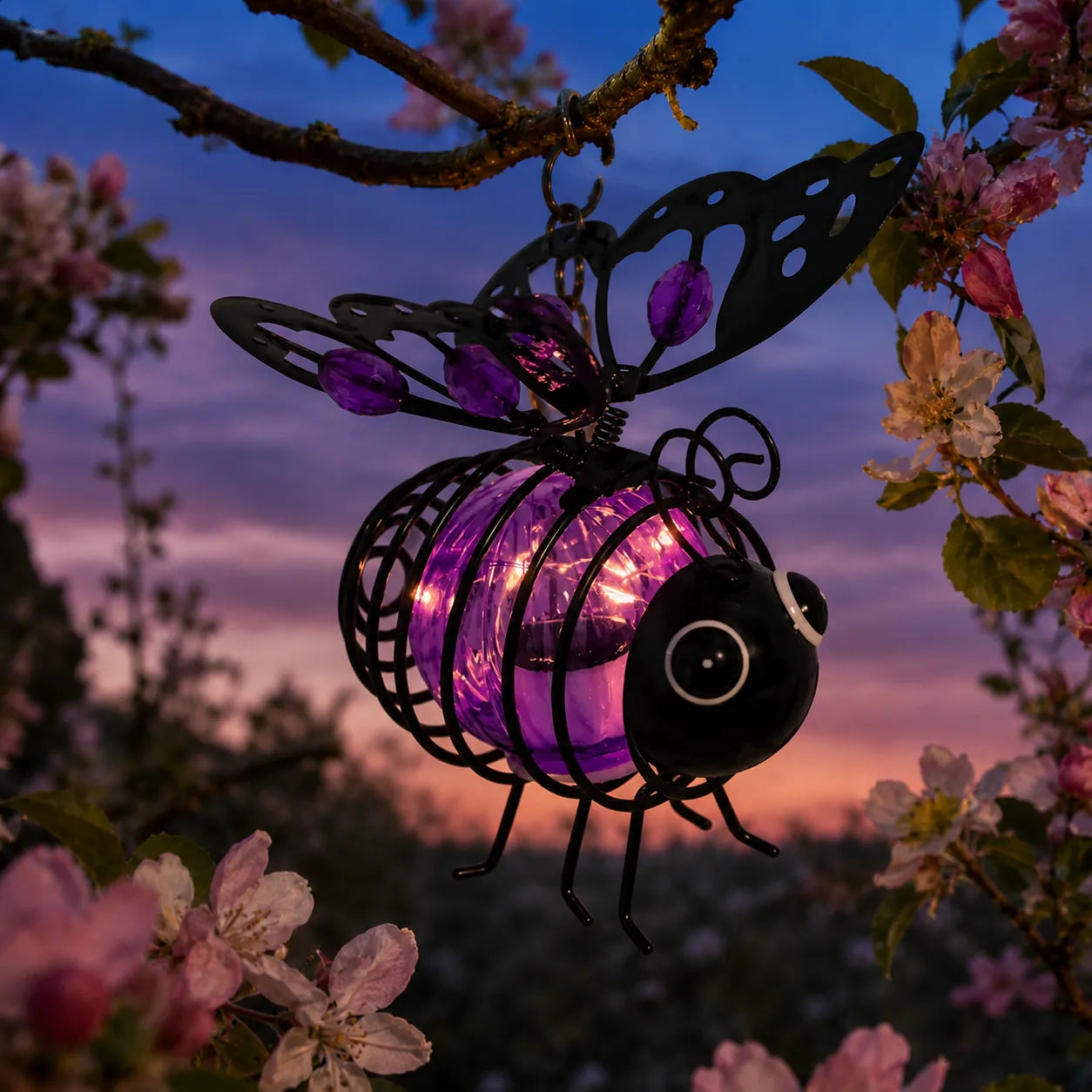 Beeloom – Solar Hanging Bee Lamp for Garden