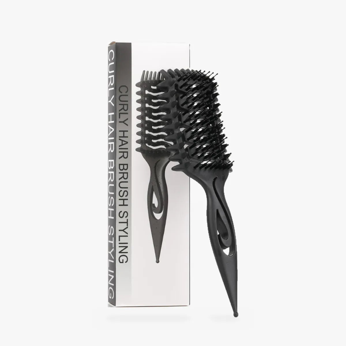 Curliza – Ventilated Curly Hair Brush with Boar Bristles for Defined Ringlets