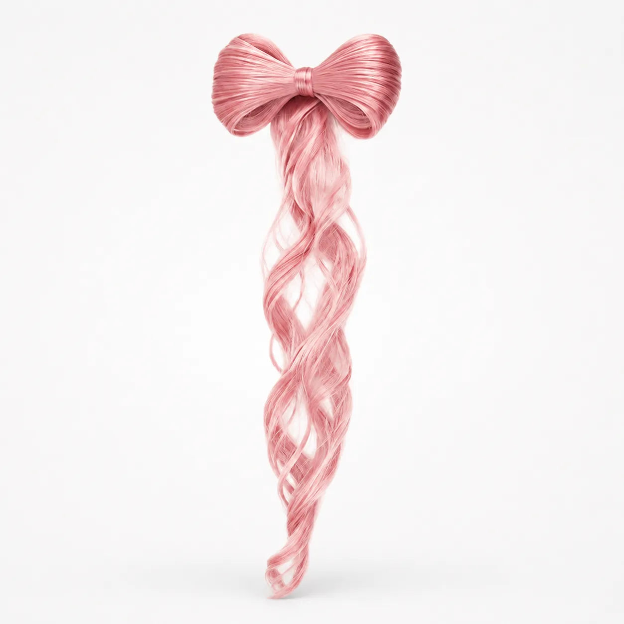 Lunavia – Bow Clip On Ponytail Hair Extension with Long Waves
