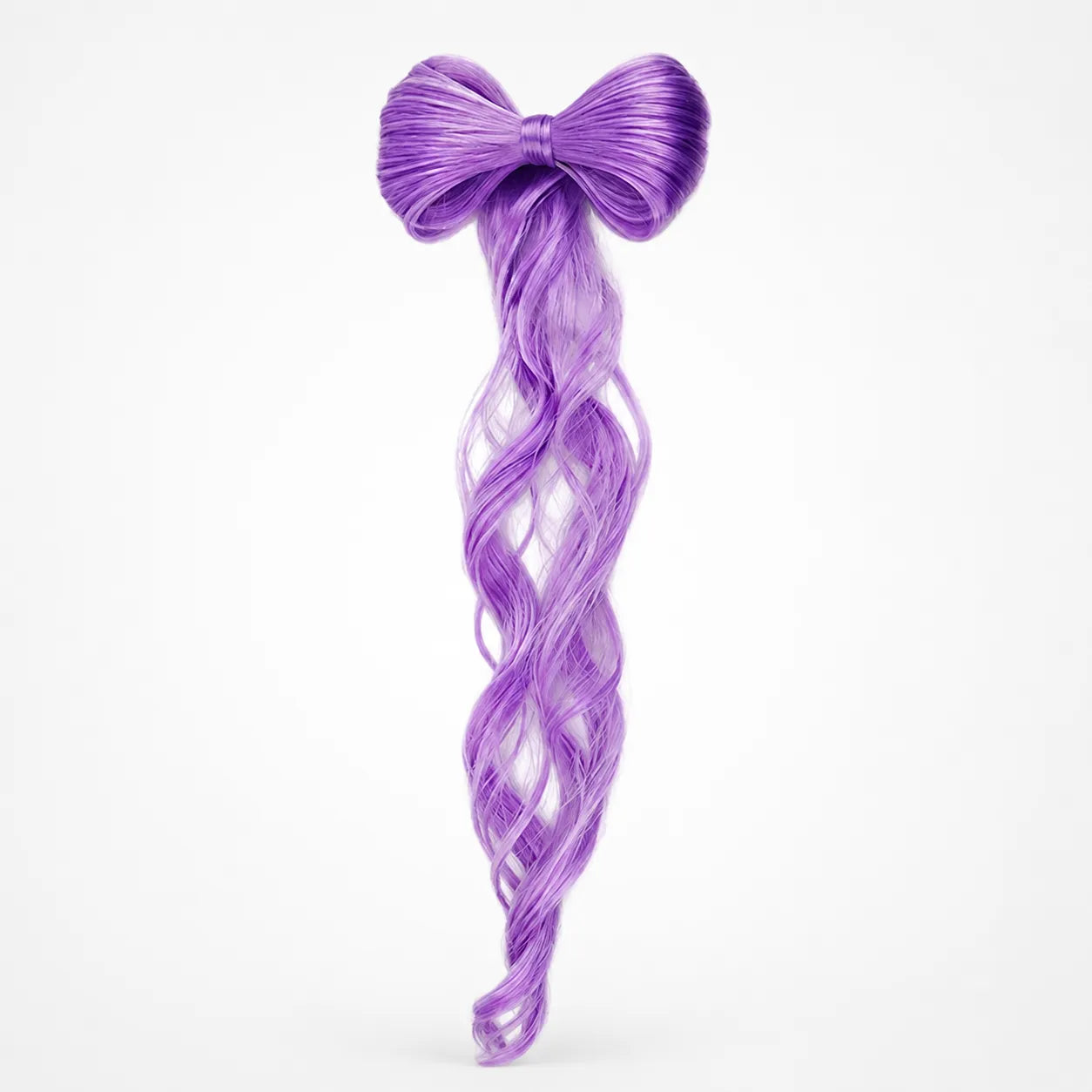 Lunavia – Bow Clip On Ponytail Hair Extension with Long Waves