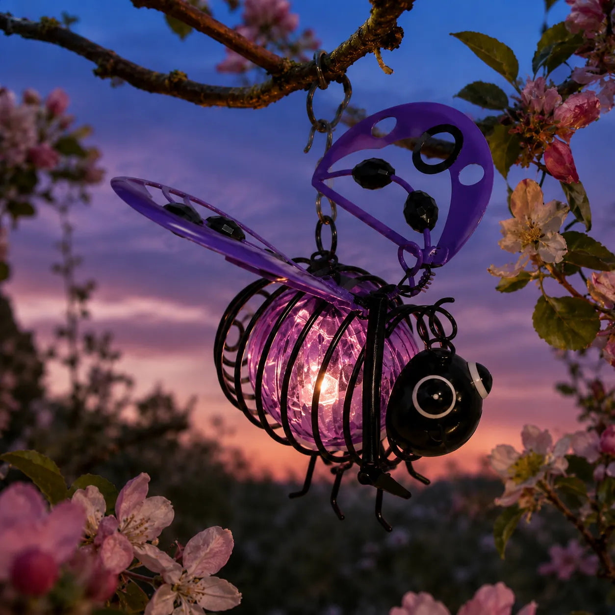 Beeloom – Solar Hanging Bee Lamp for Garden