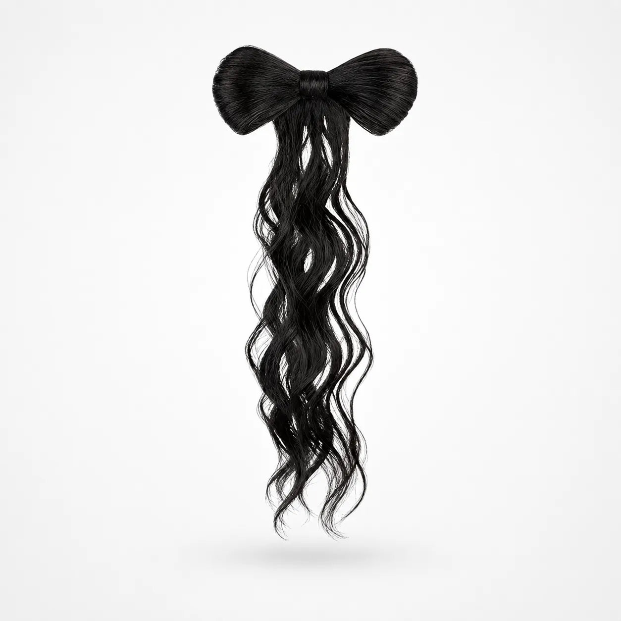 Lunavia – Bow Clip On Ponytail Hair Extension with Long Waves
