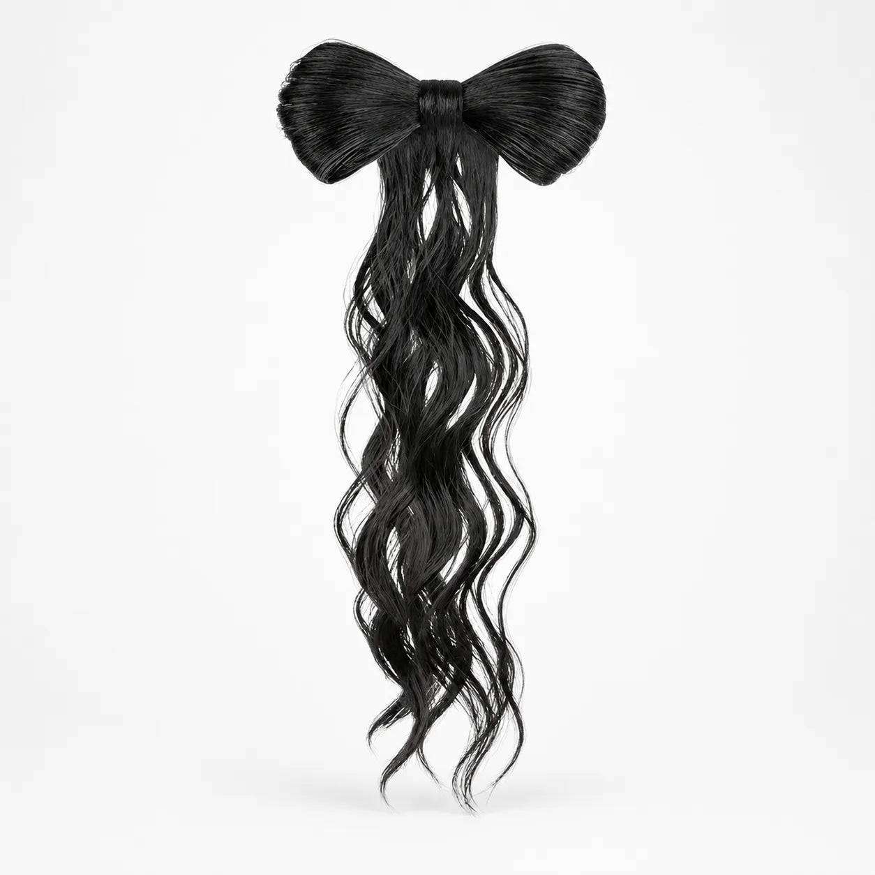Lunavia – Bow Clip On Ponytail Hair Extension with Long Waves