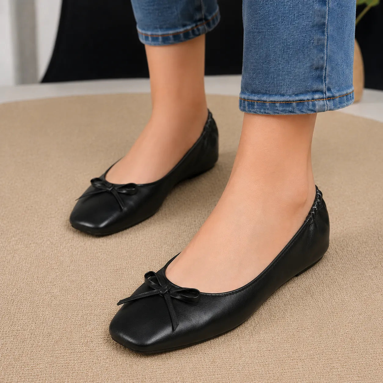 Belluna – Foldable Ballet Flats with Matching Travel Pouch