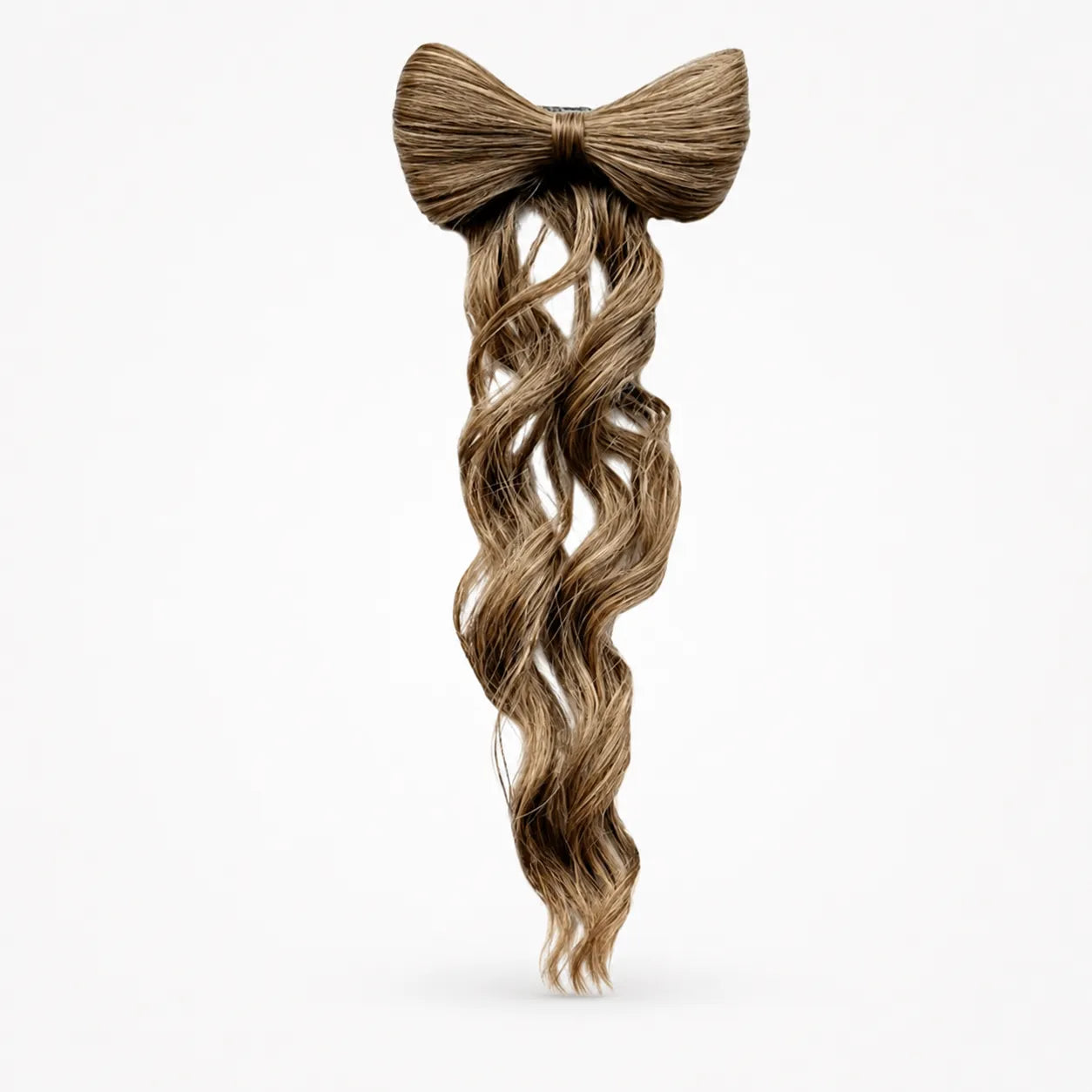 Lunavia – Bow Clip On Ponytail Hair Extension with Long Waves