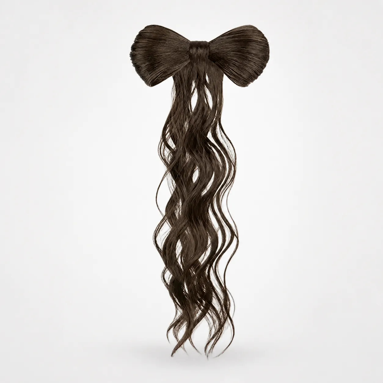 Lunavia – Bow Clip On Ponytail Hair Extension with Long Waves