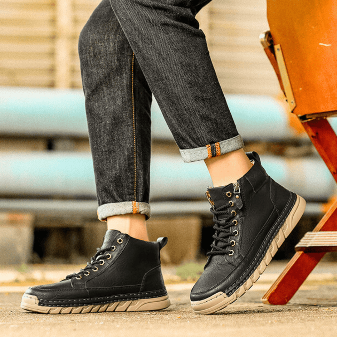 Buffon - Premium Leather Urban Ankle Boots