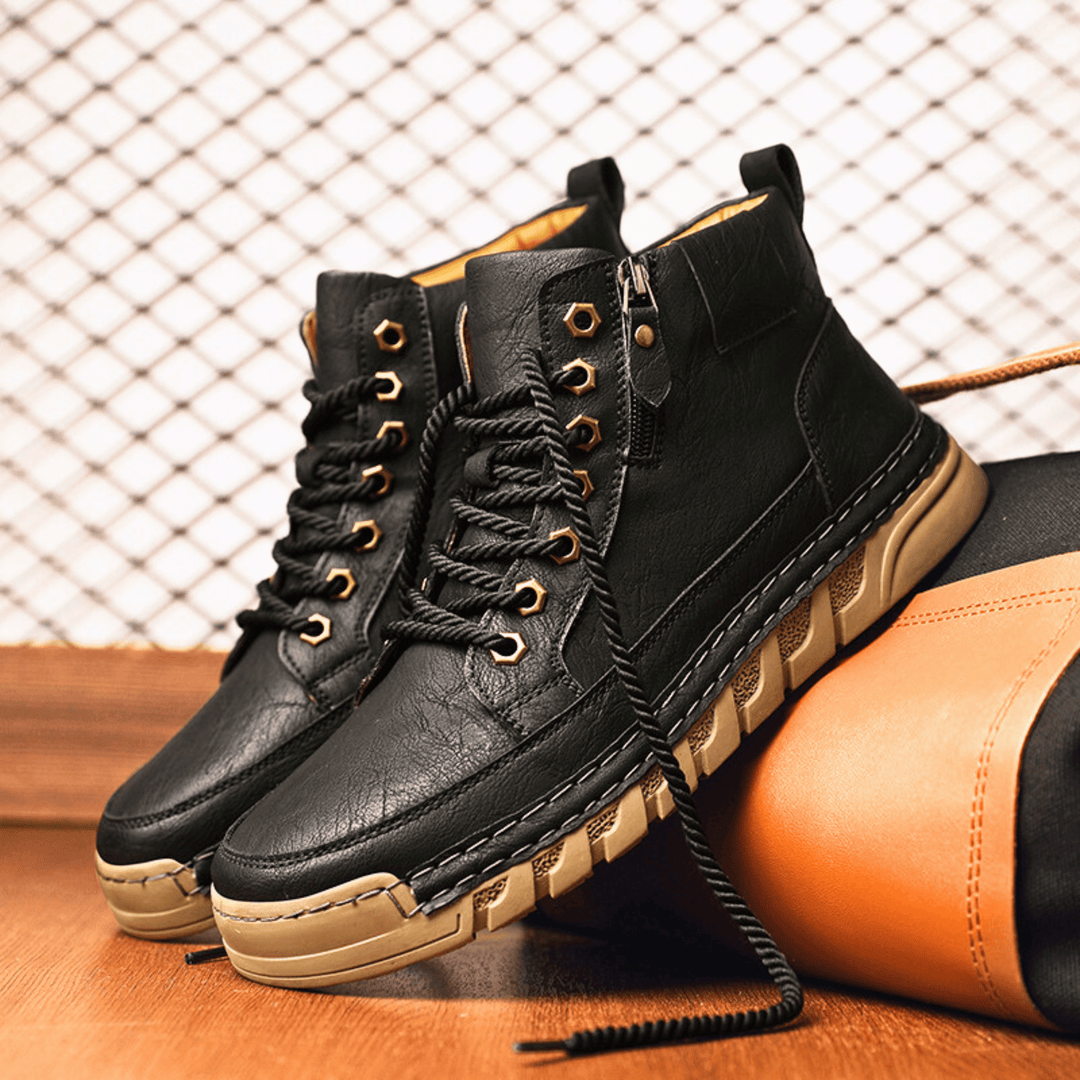 Buffon - Premium Leather Urban Ankle Boots