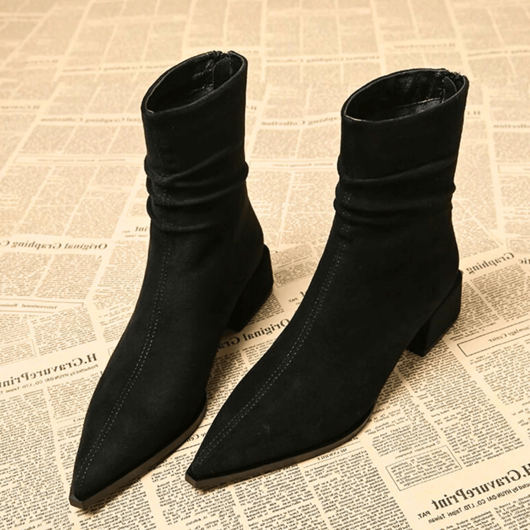 Fidalgo - Ankle Boot With Back Zipper