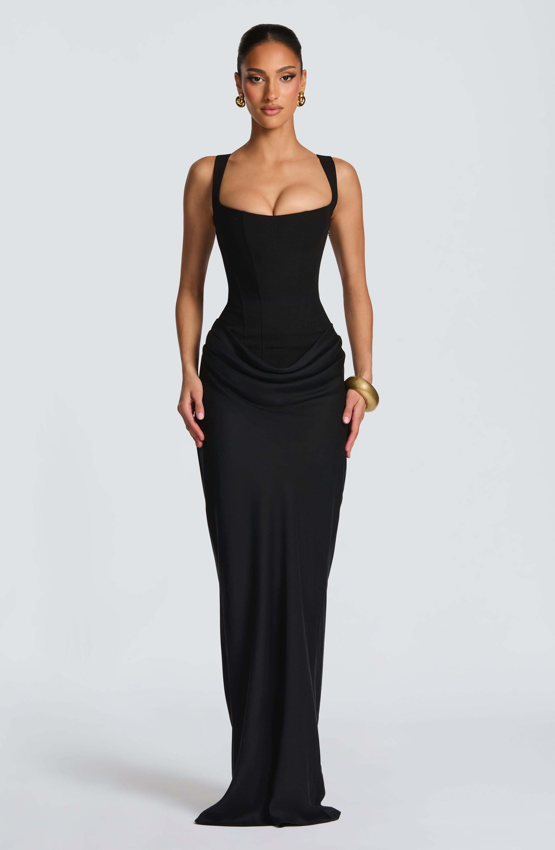 Ashley | Women's Sleeveless Bodycon Maxi Wedding Guest Dress