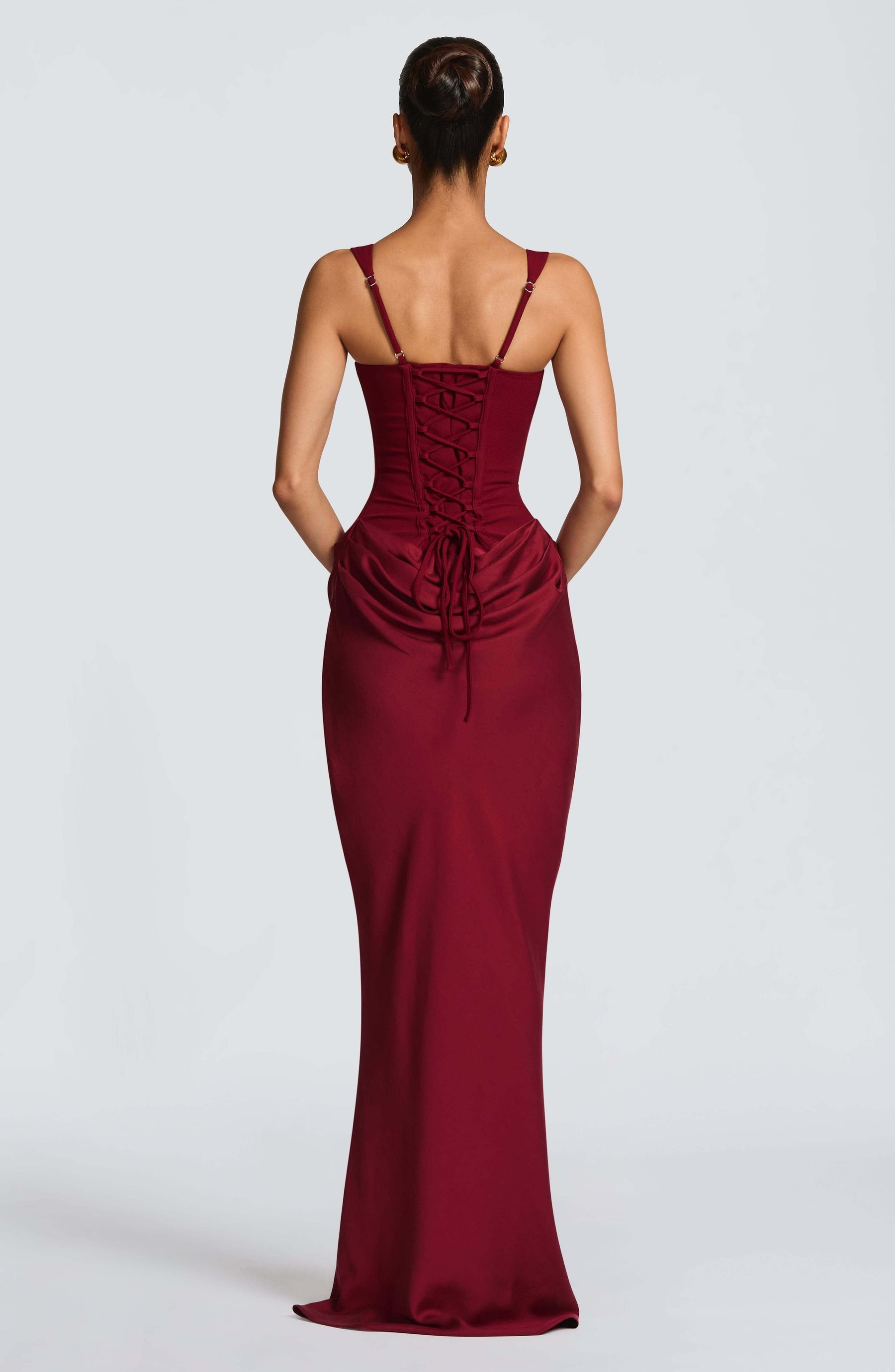 Ashley | Women's Sleeveless Bodycon Maxi Wedding Guest Dress