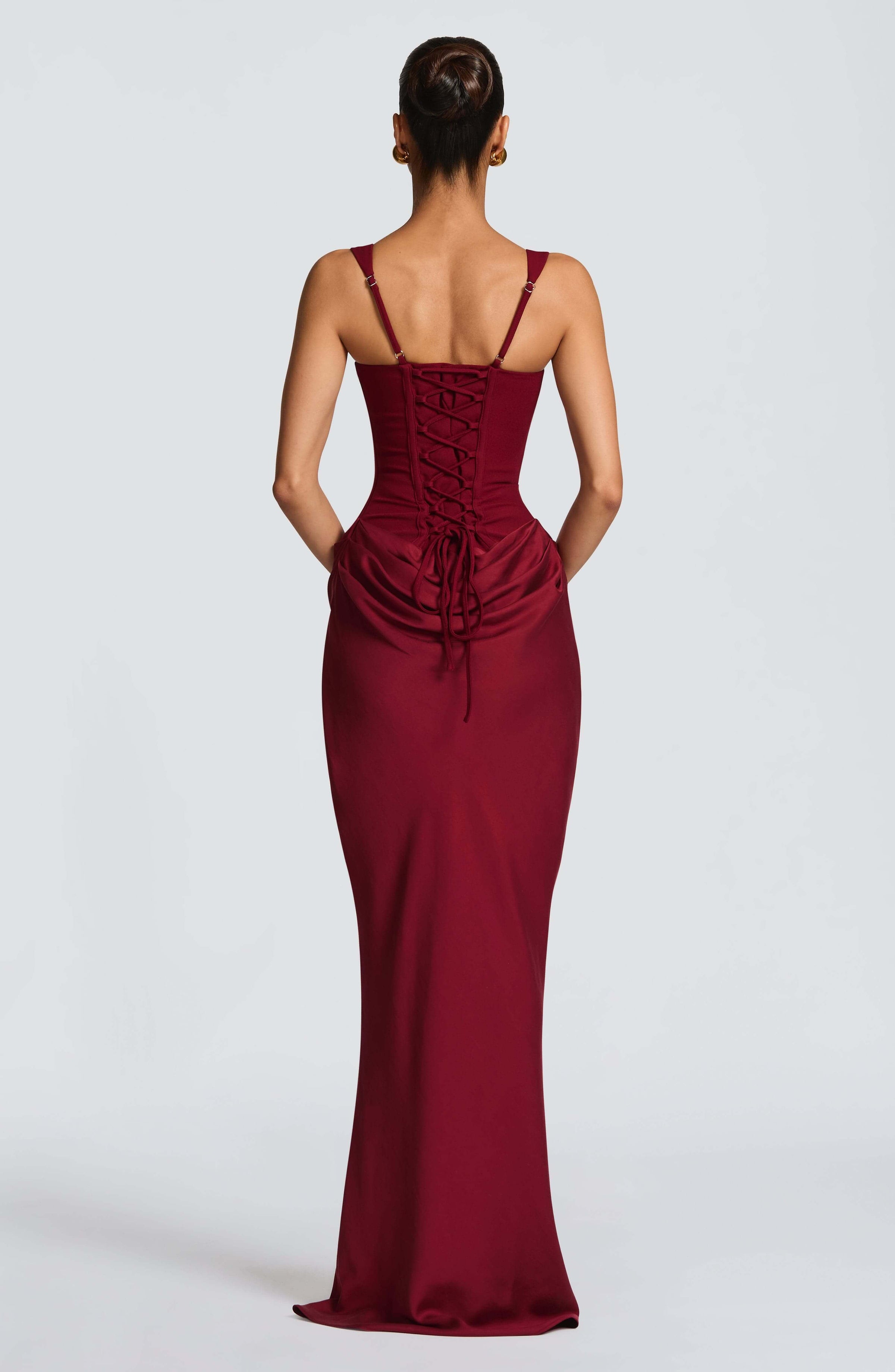 Ashley | Women's Sleeveless Bodycon Maxi Wedding Guest Dress