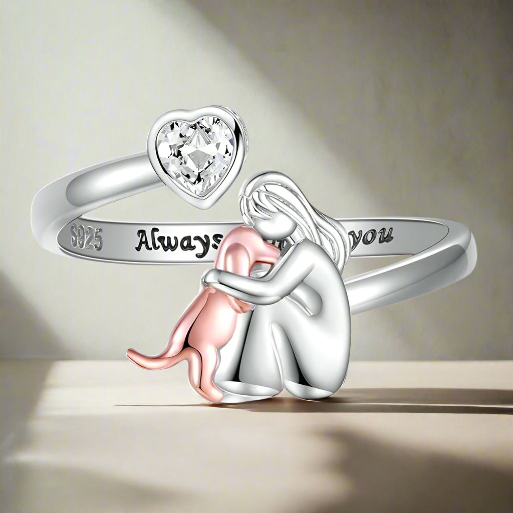 Zoey™ | Silver Dog Ring